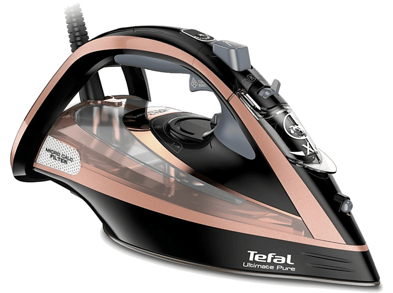 Tefal Fv9845 Ultımate Pure Buharlı Ütü Siyah Bronz