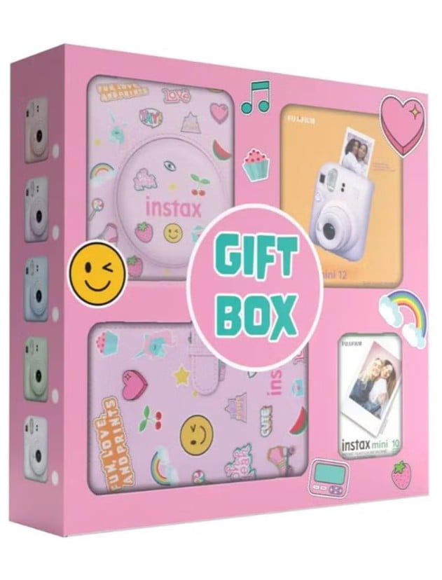 Fujifilm İnstax Mini 12 Purple Emojili Bundle