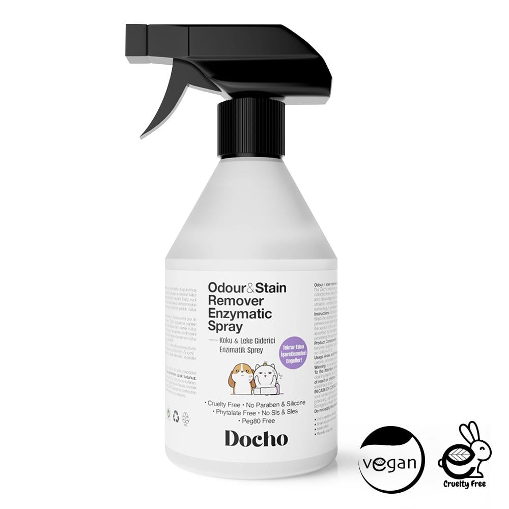 Docho Koku Leke Giderici Enzimatik Sprey 500ML Hijyen Ürünleri