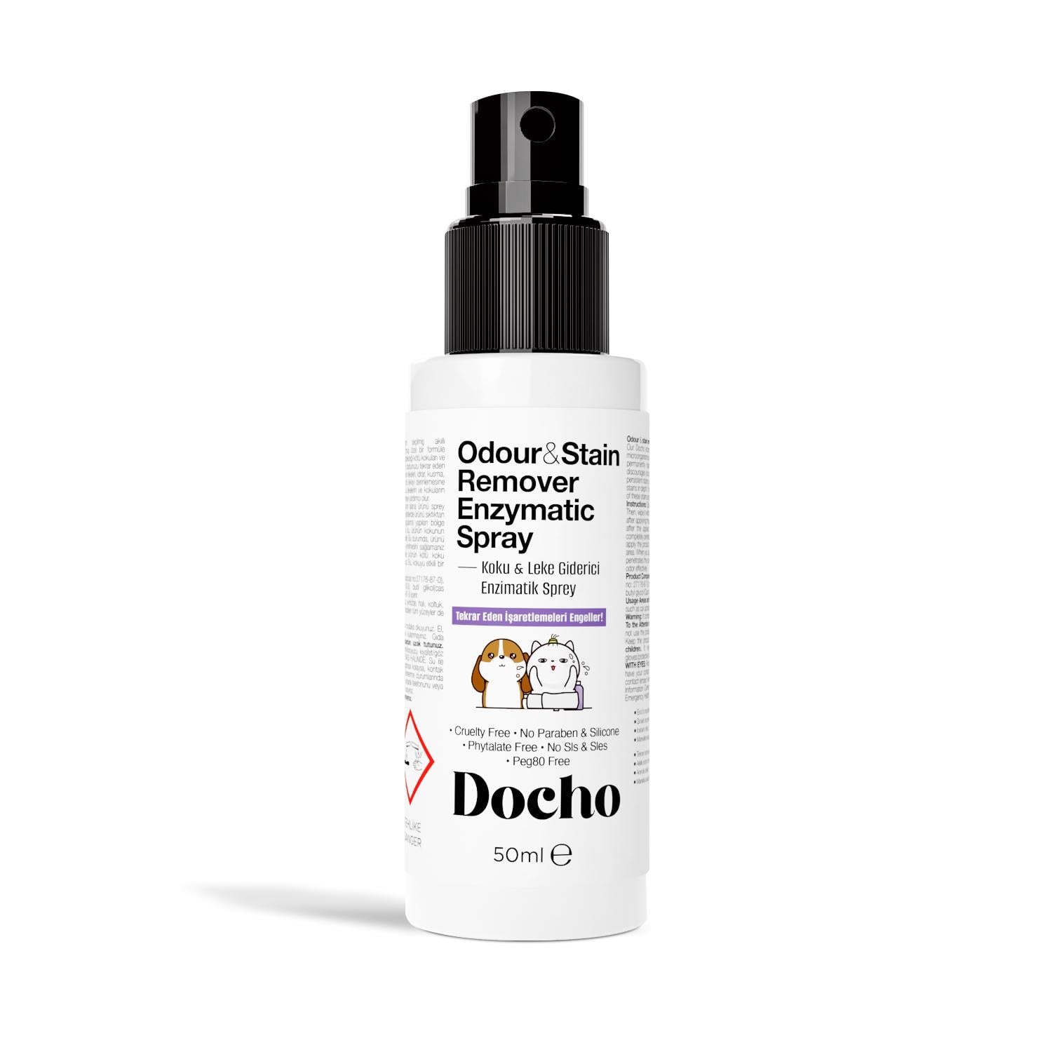 Docho Koku-Leke Giderici Enzitamik Sprey 50ML Hijyen Ürünleri