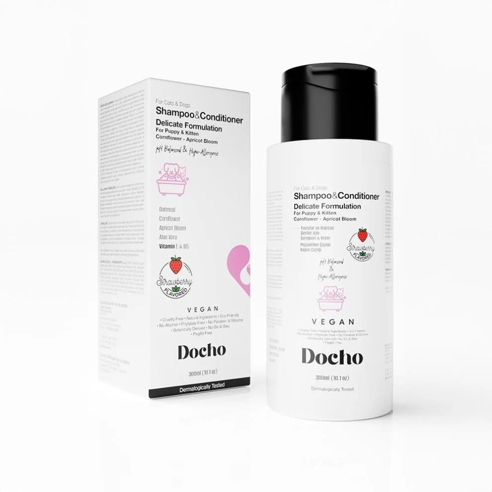 Docho Delicate Yavru Ve Hassas Deri Şampuan Krem 300ML Bakım Ürünleri
