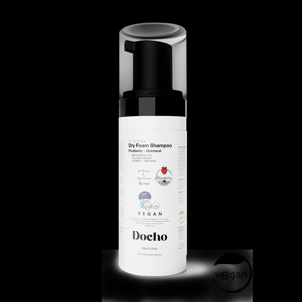 Docho Kuru Köpük Şampuan 150ML Köpek Bakım Ürünleri
