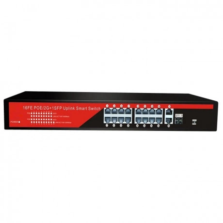 Switch Ezcool Ez-16Psf-Sfp 16Xfe+2Xge+1Sfp 240W Poe Switch