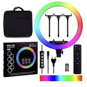 Rgb Ring Light Işık Led Youtuber Makyaj 45cm (18”İNCH)