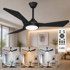 🌬️ CATA CT-3001 Zürih Siyah LED’li Tavan Vantilatörü