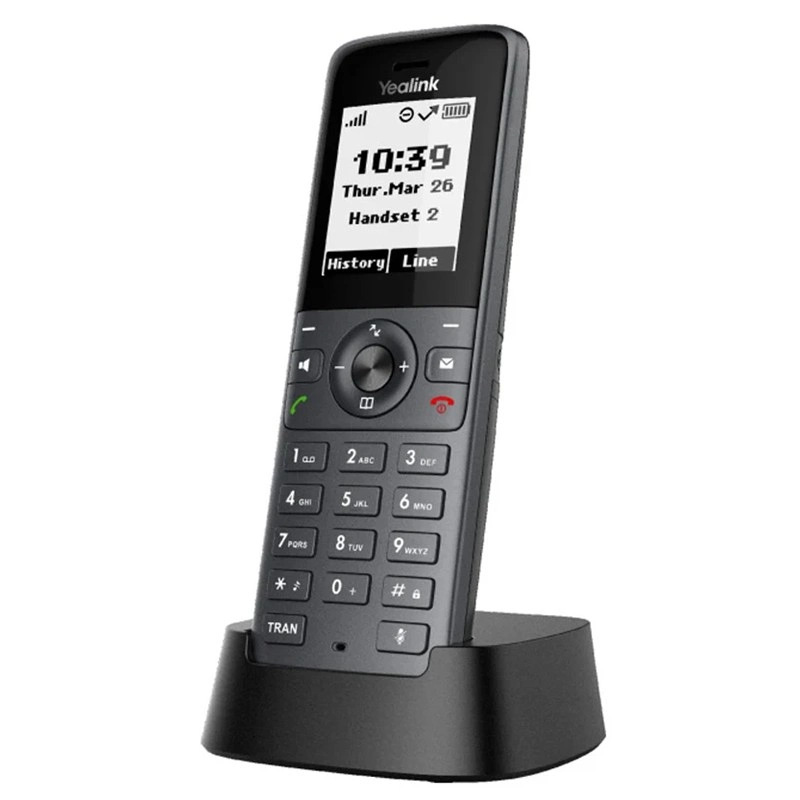 Yealink W71H 1.8" Ekran Hd Ses Fnr Gürültü Engelleme Ip Dect Telefon